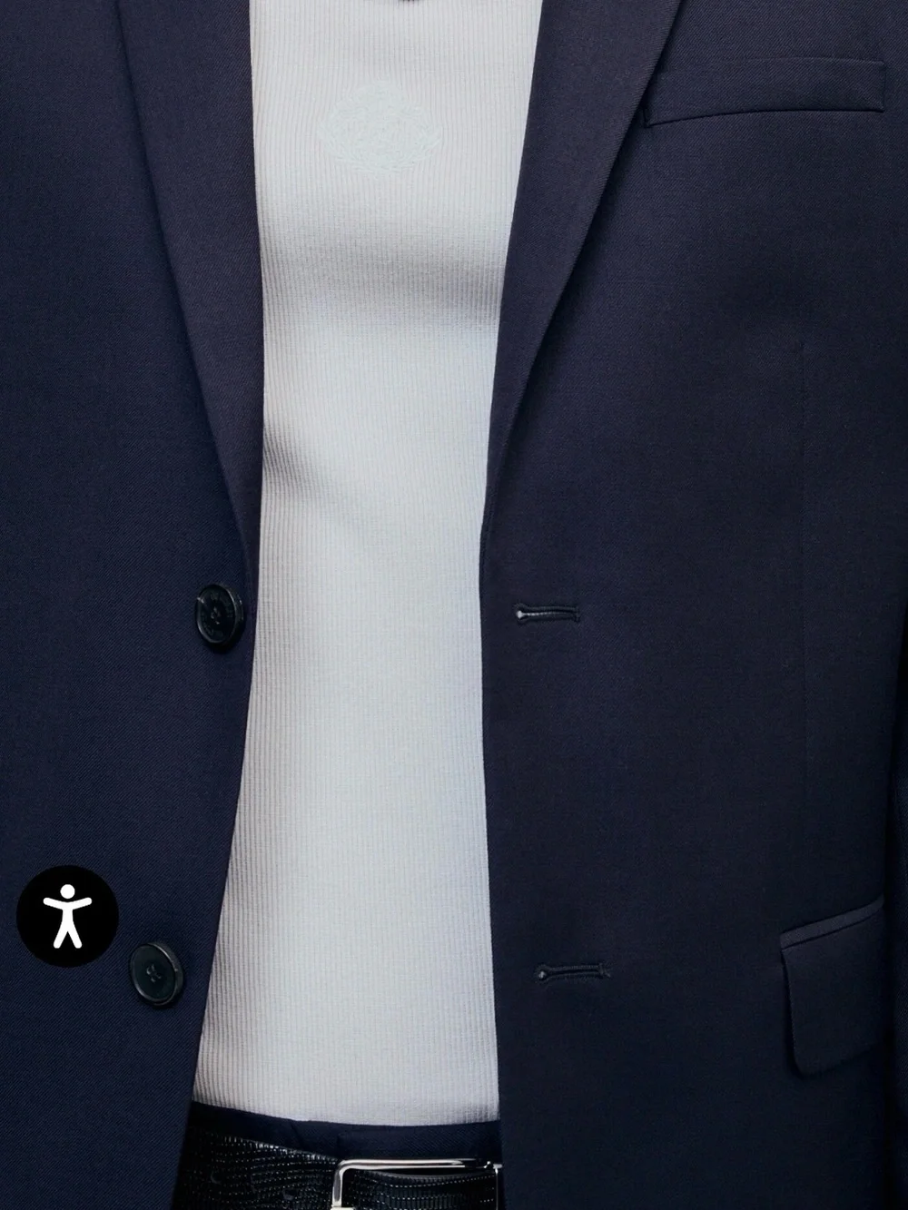 The Kooples Men’s STRAIGHT-CUT SUIT JACKET Blazer Navy Single Breast 40/L $630